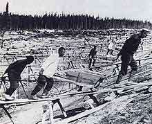 Slave Labor Camp in the Baltic Canal