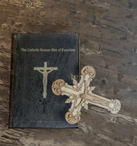 Crucifix and Rite of Exorcism book